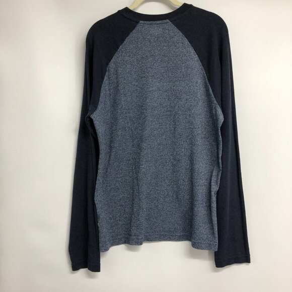 Roots Men's Navy Blue Roots beaver logo raglan sleeve tee SP - Picture 3 of 16